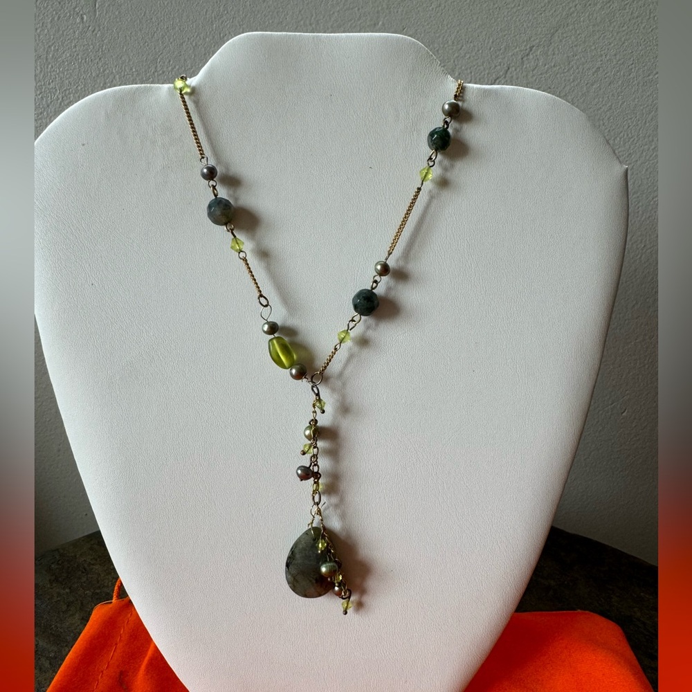 Green Jeweled Necklace